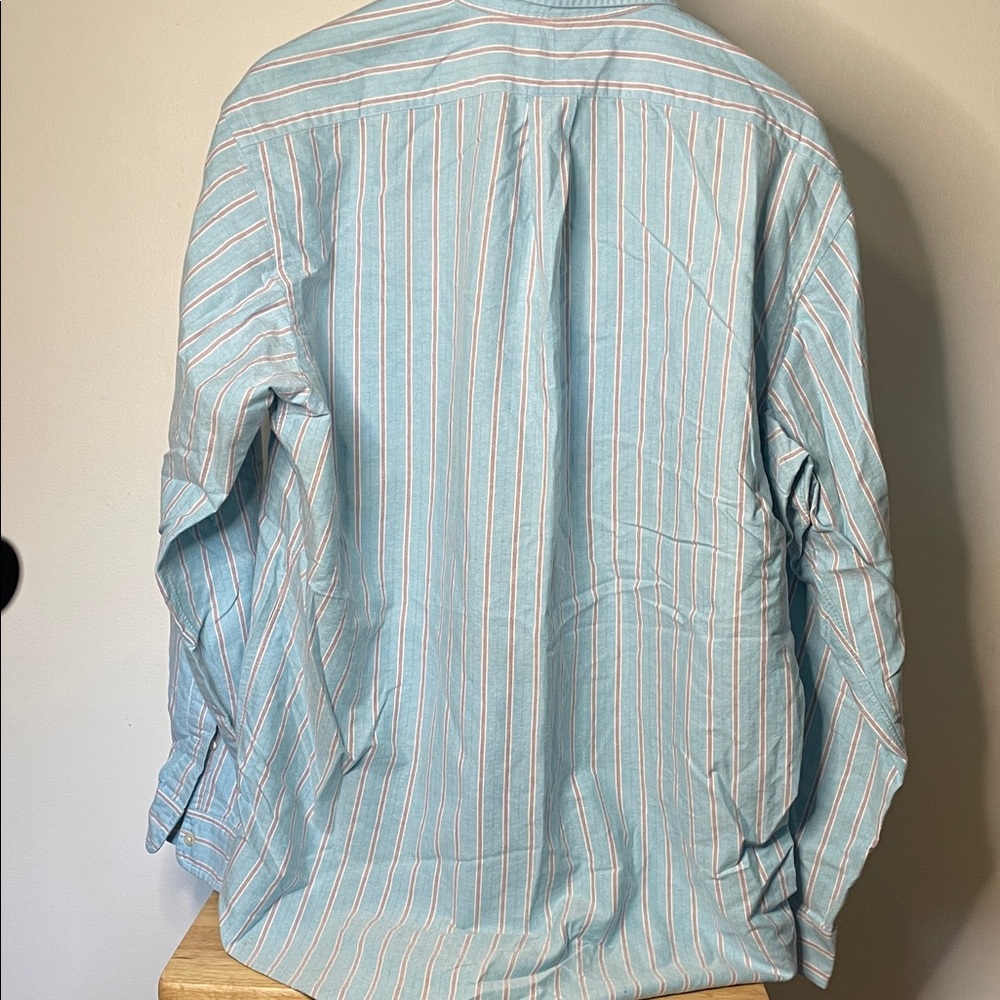 Ralph Lauren Light Blue and White Striped Shirt - Picture 4 of 4